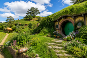 Hobbiton movie set, New Zealand