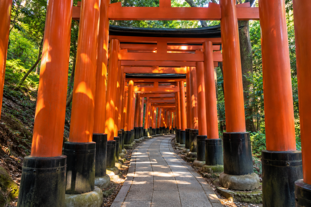 Fushimi Inari Shrine, Kyoto, Japan.