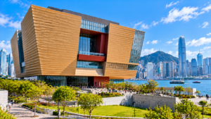 Hong Kong Palace Museum and Skyline