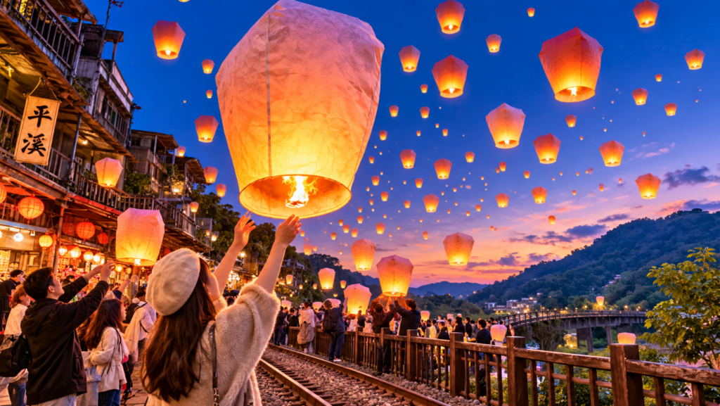 Taiwan Sky Lantern Festival, Taiwan